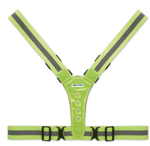 Reflecterende led hardloopband